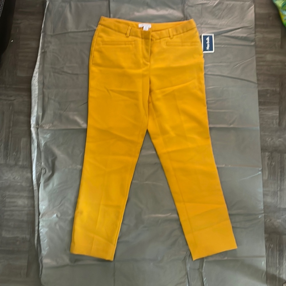 US Size 4 Carolina Belle mustard yellow dress pants/ trousers